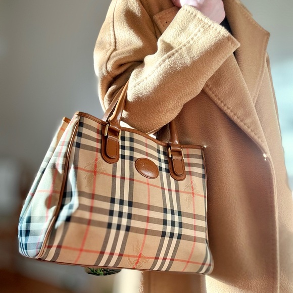 Vintage Burberry’s Nova Check Top Handle Tote - Picture 9 of 9